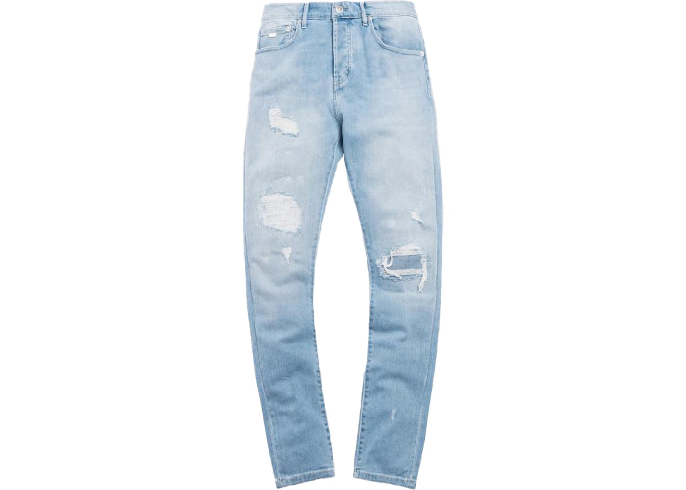 Kith Monroe Destroyed Denim Hosu 2.0 Wash