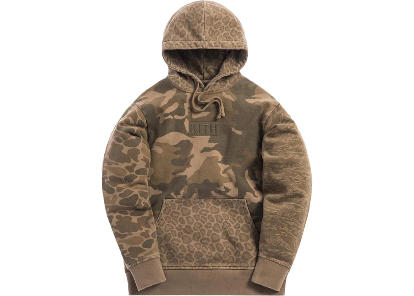 Kith Multi-Camo Williams Hoodie Green Camo