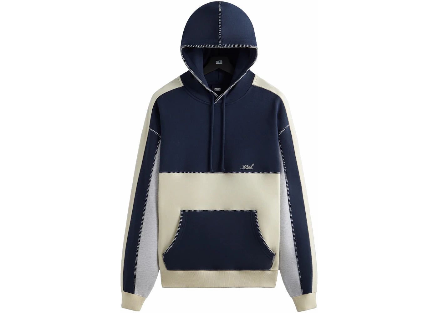 Kith Multi Panelled Williams III Hoodie Nocturnal