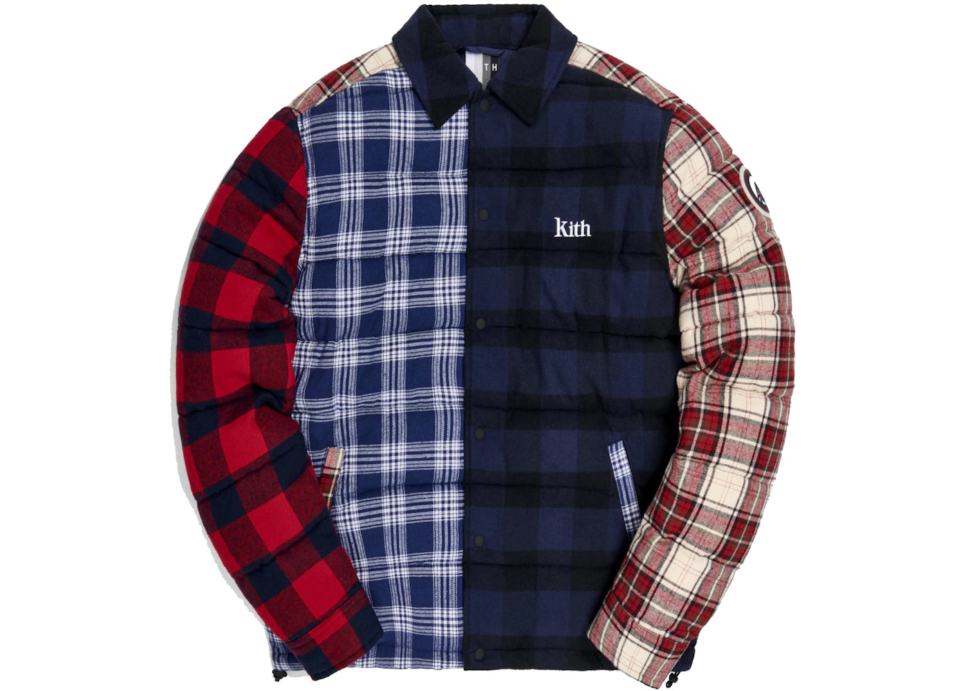 Kith Murray Quilted Shirt Jacket Plaid/Multi