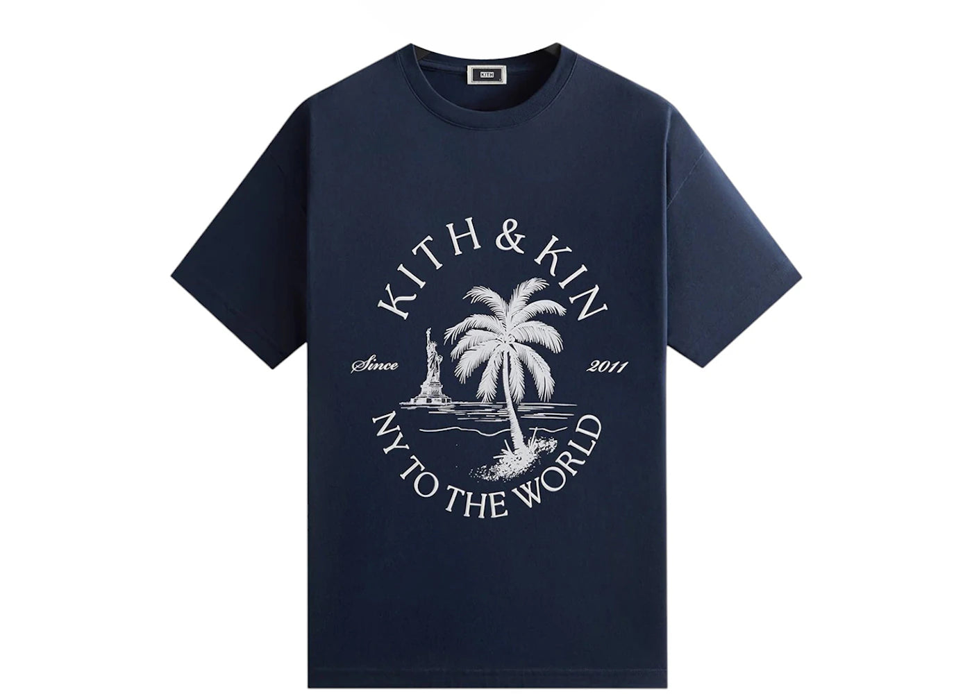 Kith NY to the World Palm Pocket Tee Nocturnal