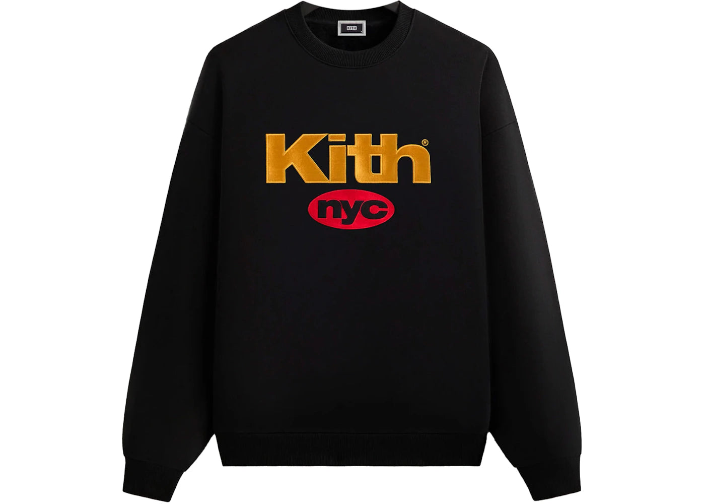 Kith NYC Nimbus Logo Nelson Crewneck Black