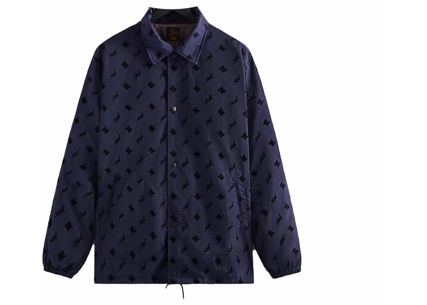 Kith Needles Flocked Nylon Coaches Jacket Nocturnal