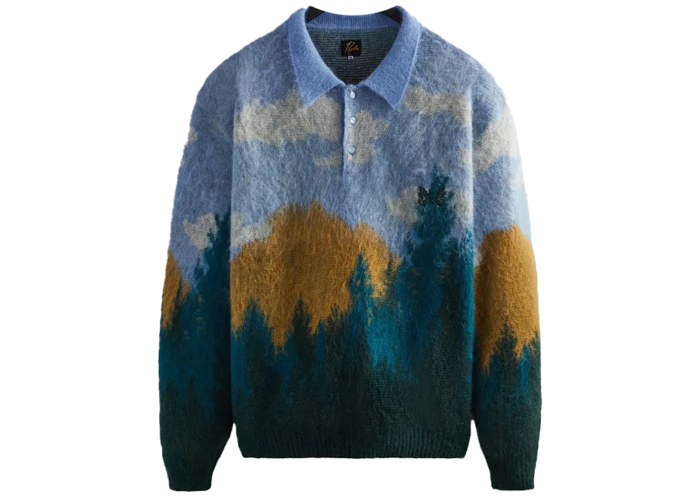 Kith Needles Mohair Spruce Polo Stadium