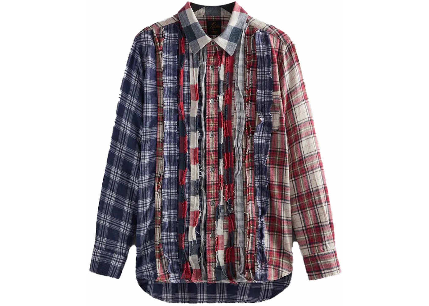 Kith Needles Ribbon Cuts Flannel Shirt Multi