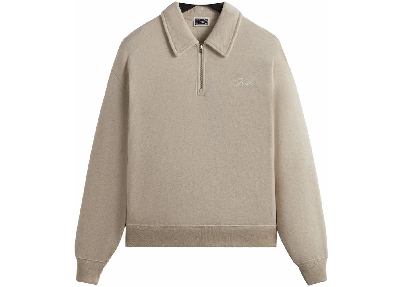 Kith Nelson Quarter Zip Rugby Sandy Heather