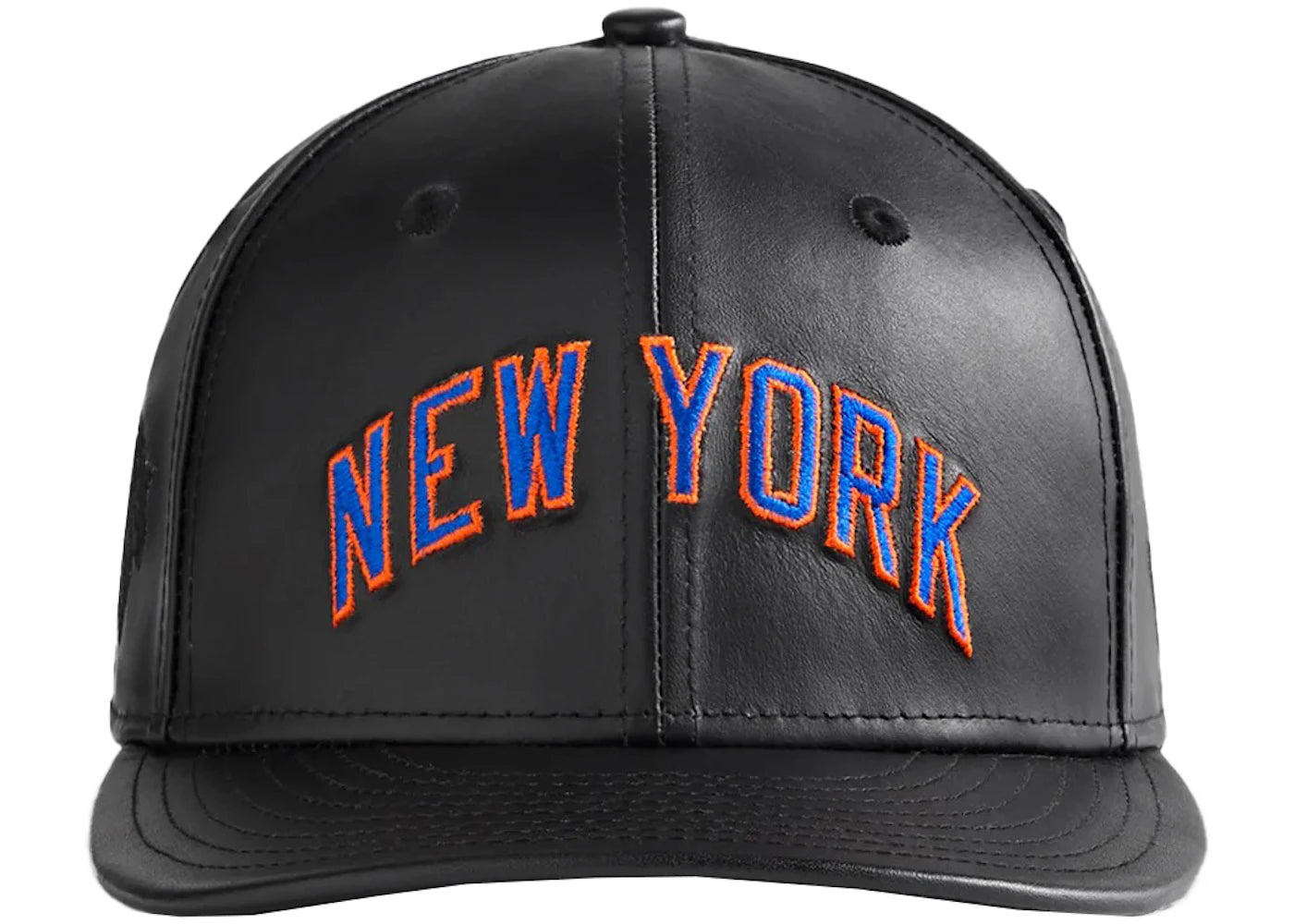 Kith New Era New York Knicks Leather 9Fifty Snapback Black