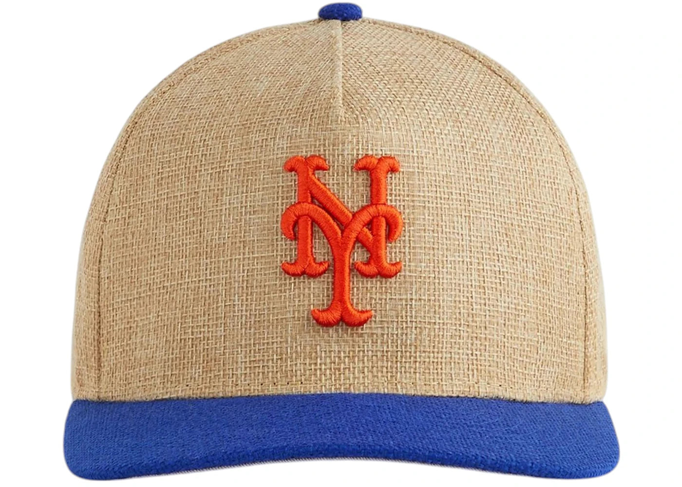 Kith New Era New York Mets Raffia 49FORTY Snapback Natural