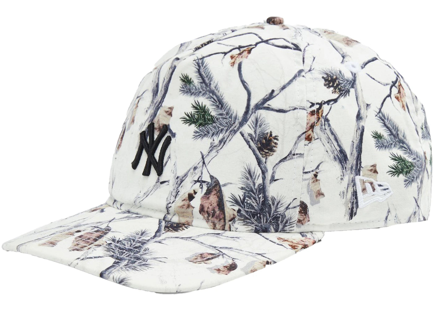 Kith New Era Pine Tree Camo Hat White