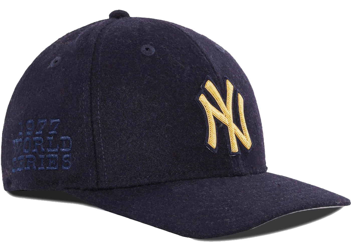 Kith New Era for New York Yankees Bullion 600 GSM Wool Melton Fitted Hat Nocturnal