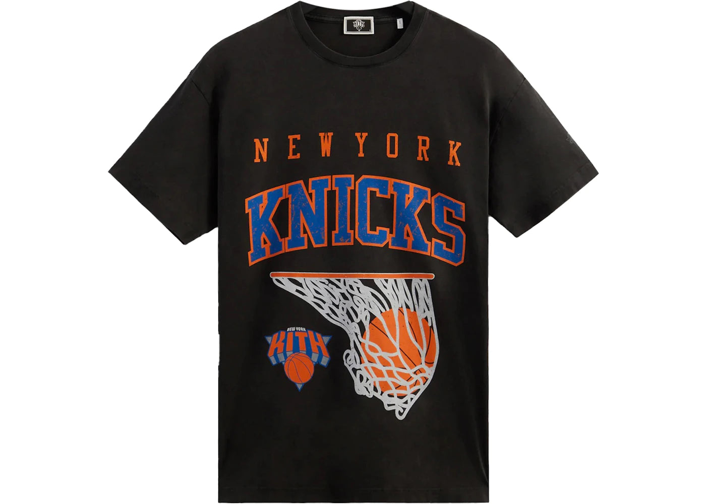 Kith New York Knicks Basketball Vintage Tee Black