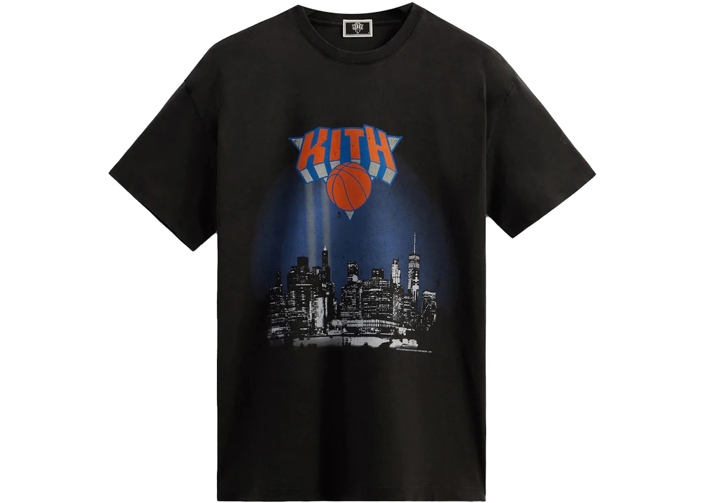 Kith New York Knicks City Vintage Tee Black
