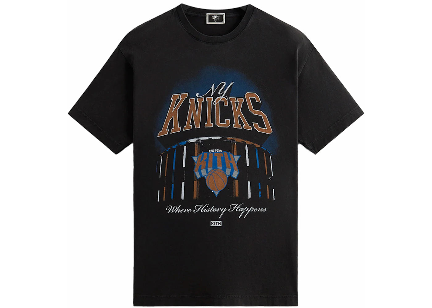 Kith New York Knicks MSG Vintage Tee Black