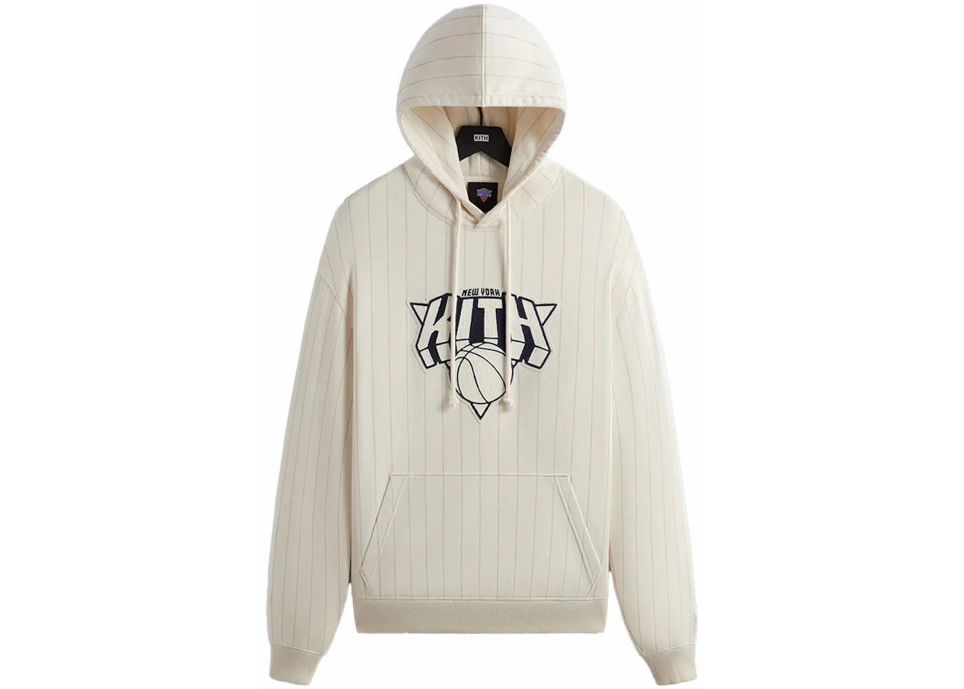 Kith New York Knicks NY Pinstripe Williams III Hoodie Sandrift