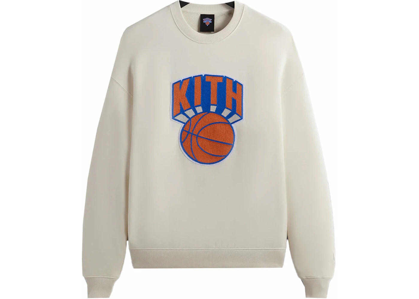 Kith New York Knicks Retro NY Nelson Crewneck Sandrift