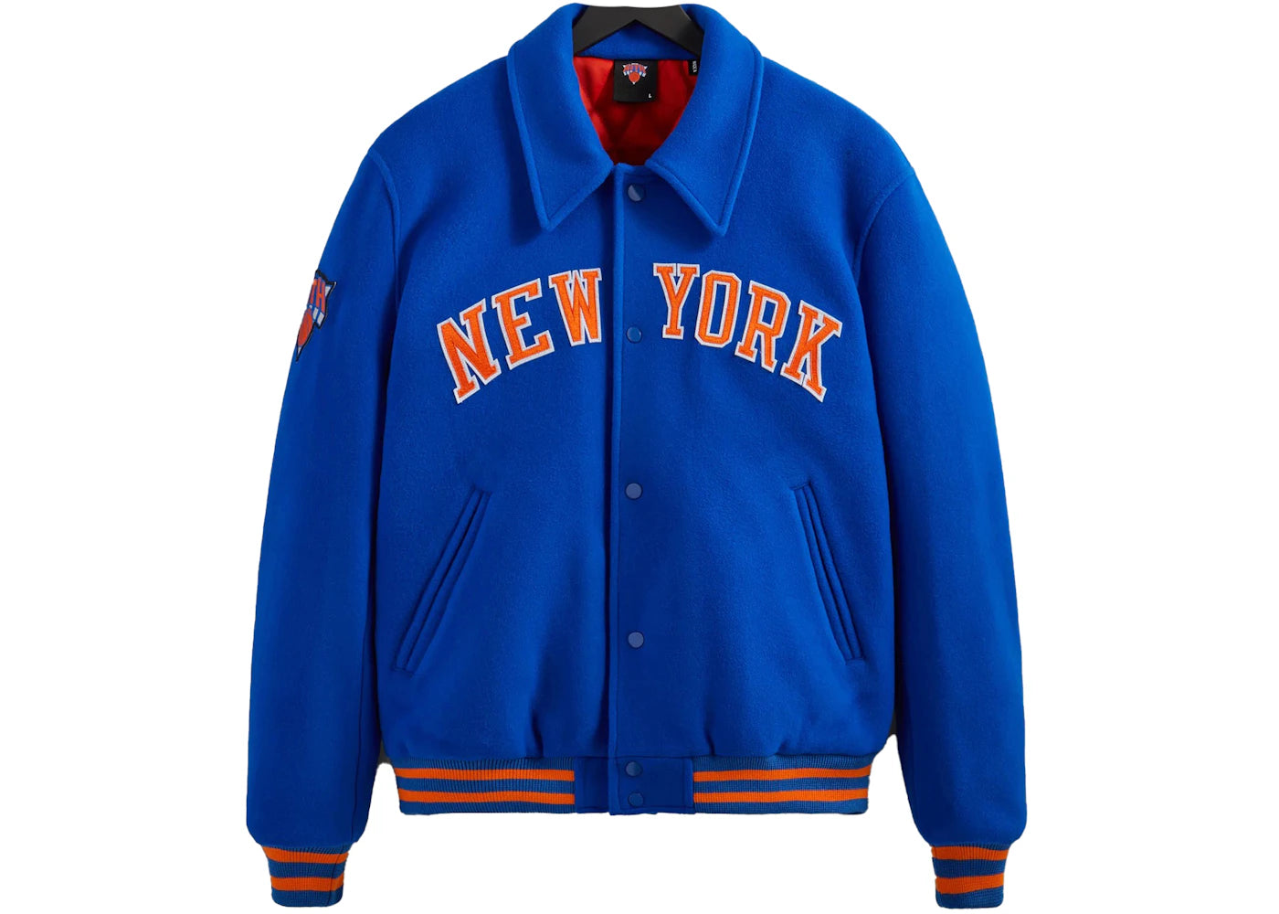 Kith New York Knicks Wool Coaches Jacket Royal