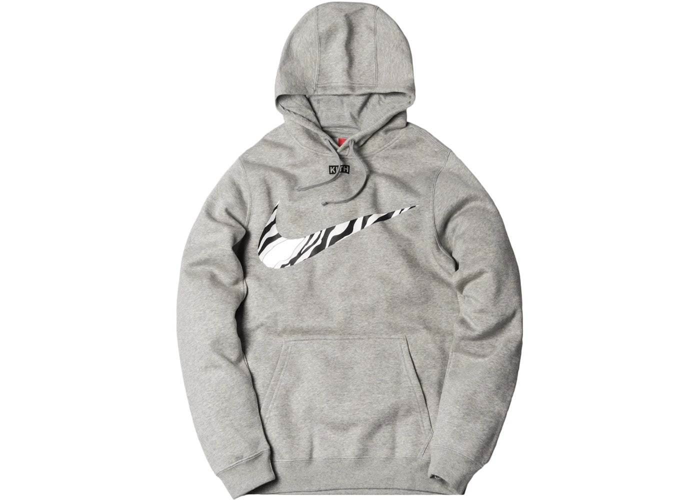 Kith Nike Swoosh Hoodie Grey