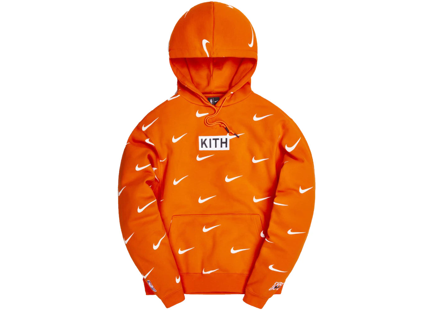 Kith & Nike for New York Knicks AOP Hoodie Orange