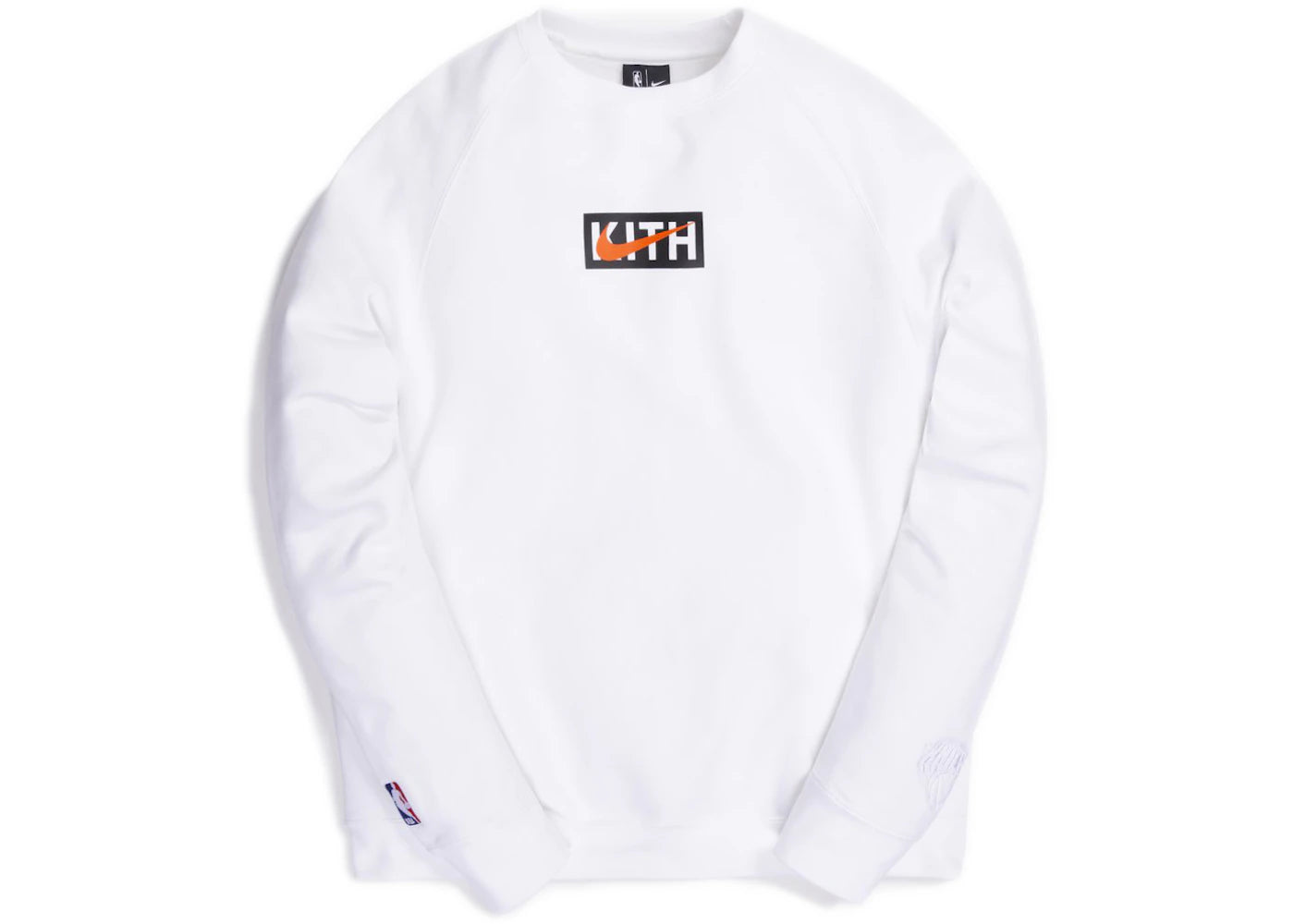 Kith & Nike for New York Knicks Fleece Crewneck White