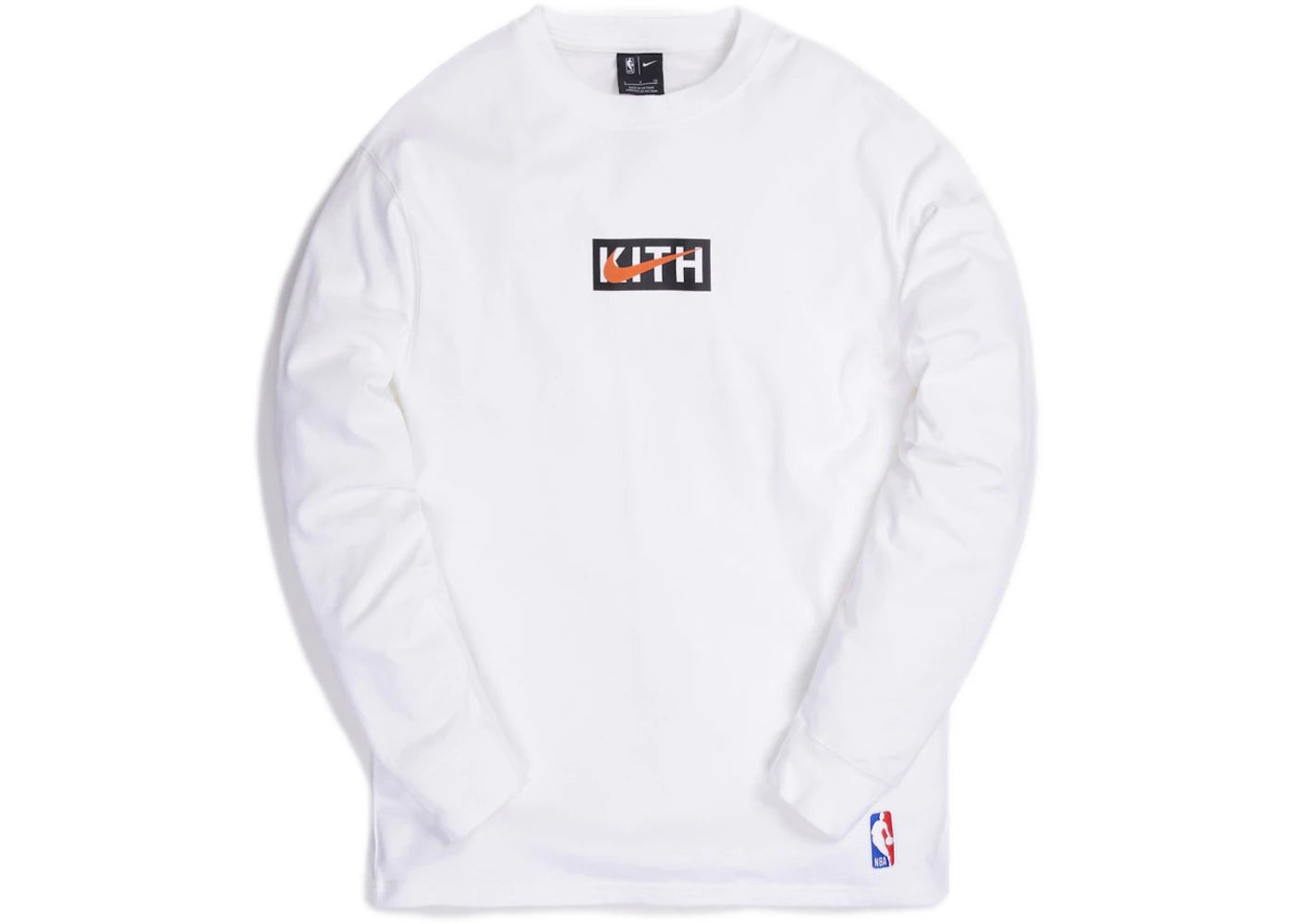 Kith & Nike for New York Knicks L/S Tee White