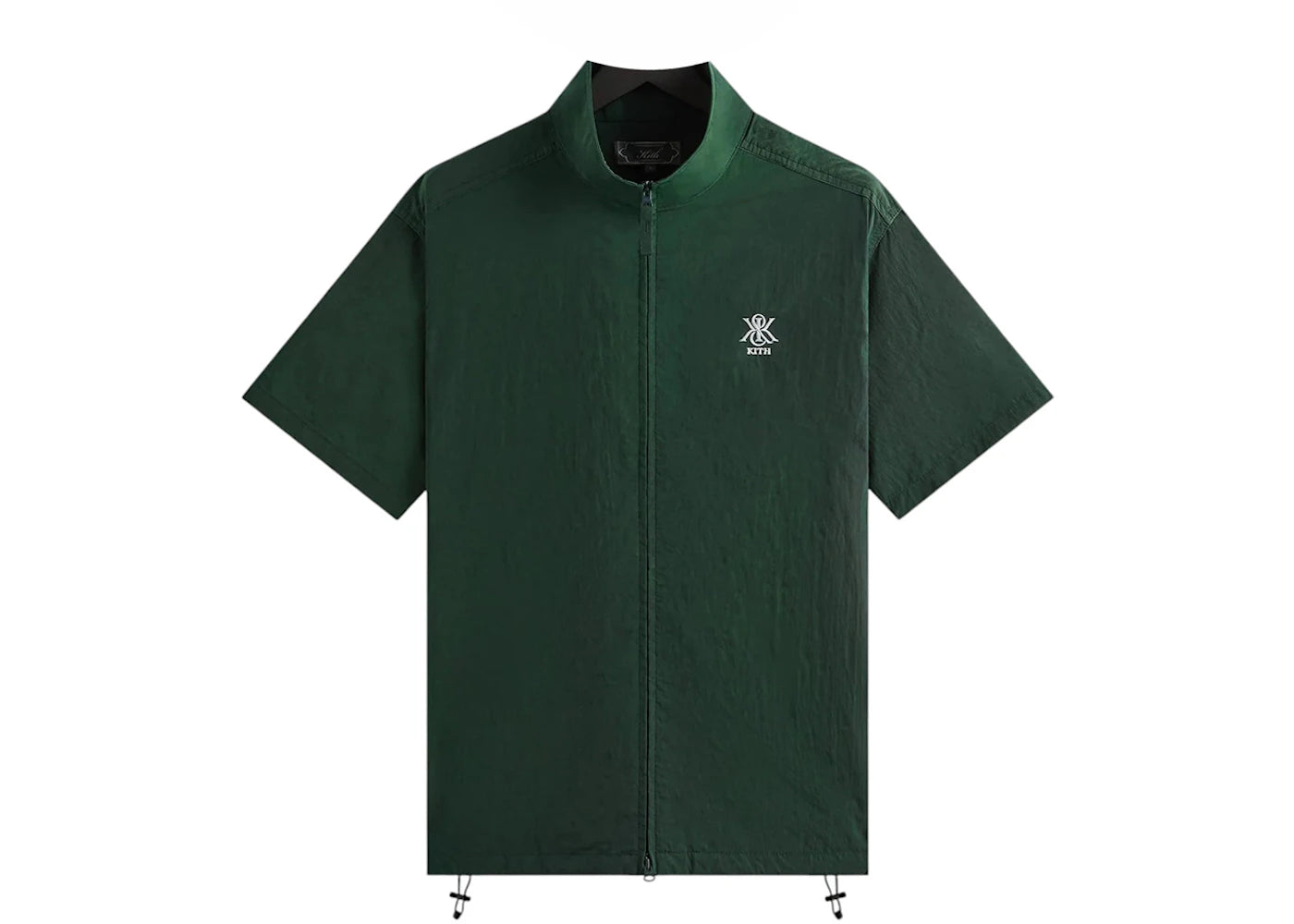 Kith Nylon Short Sleeve Colton Zip Up Shirt Stadium