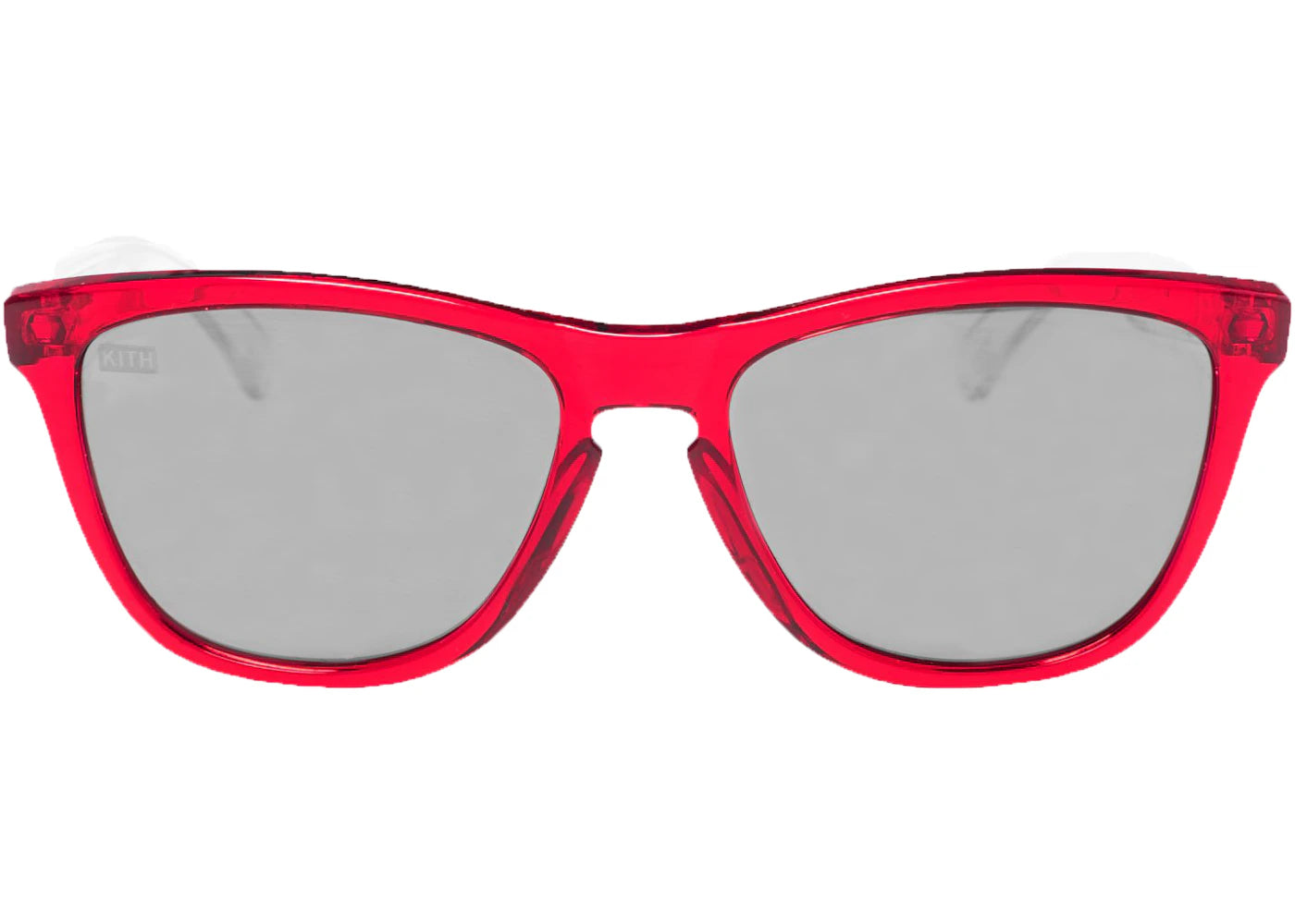 Kith Oakley Prizm Frogskin Sunglasses Red