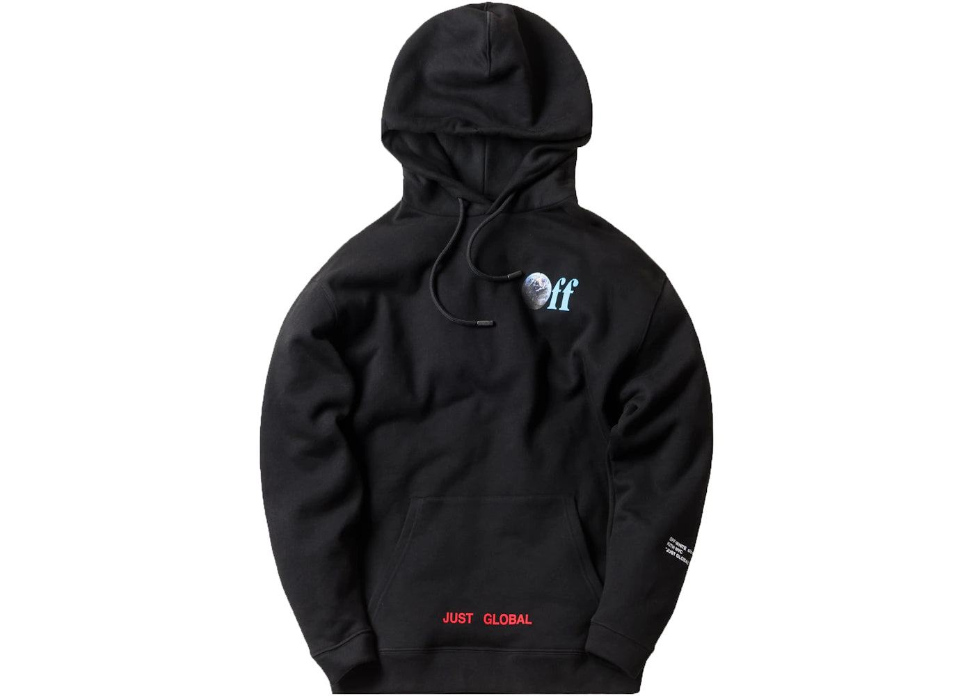 Kith Off-White Just Global Hoodie Black