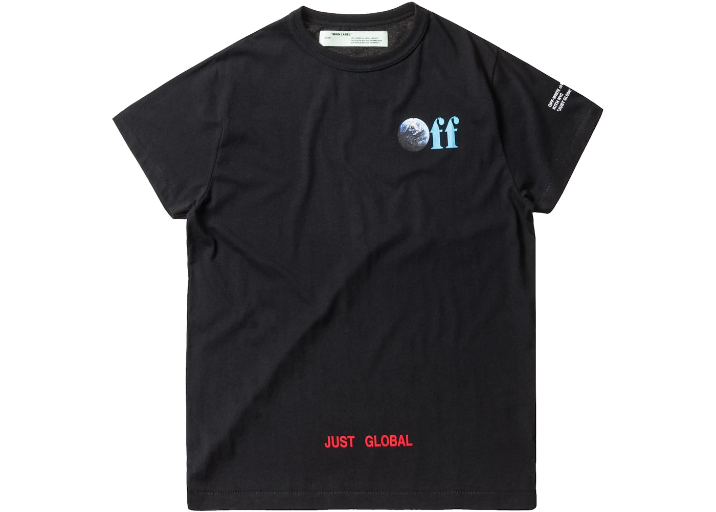 Kith Off-White Just Global Tee Black