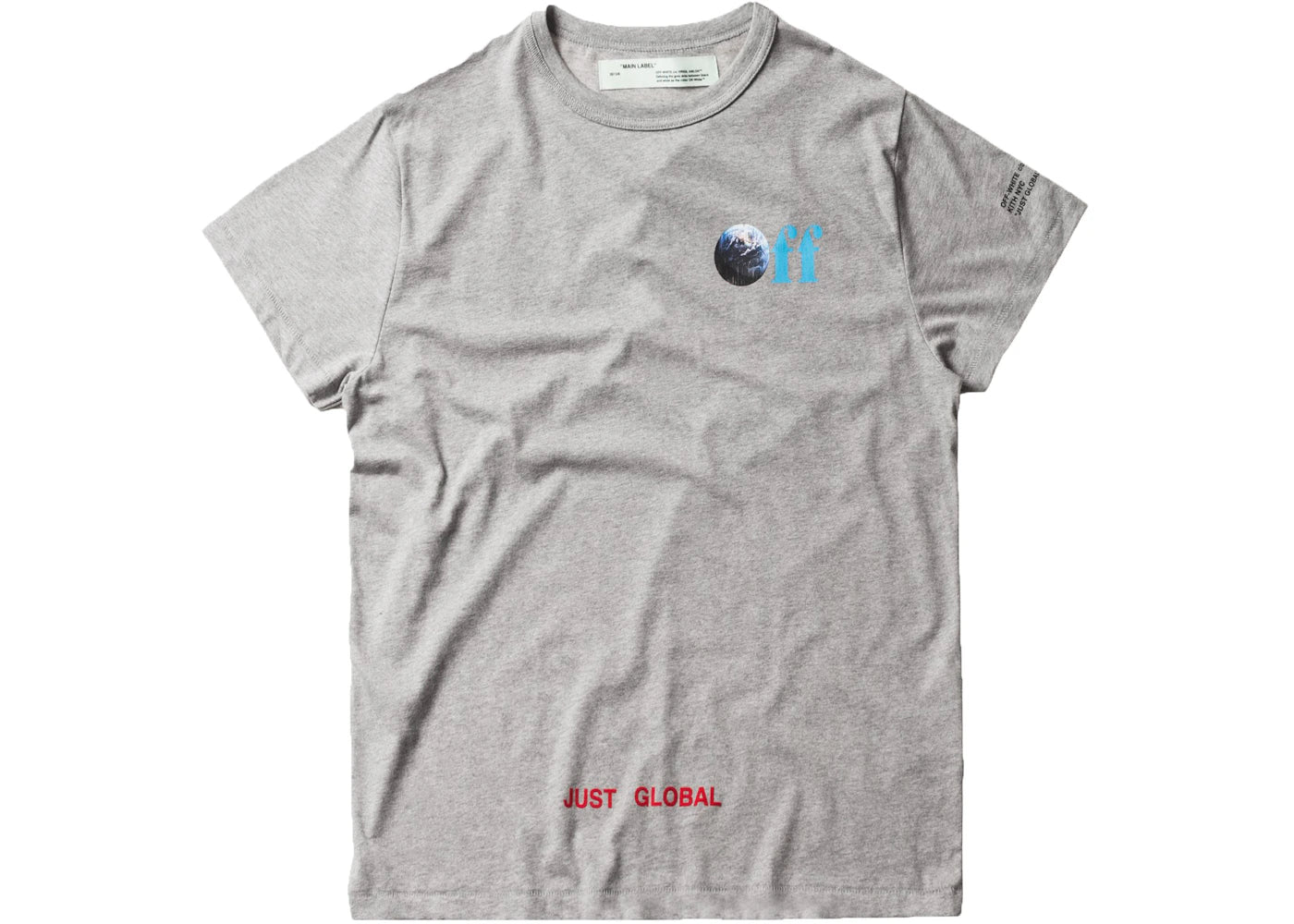 Kith Off-White Just Global Tee Melange Grey