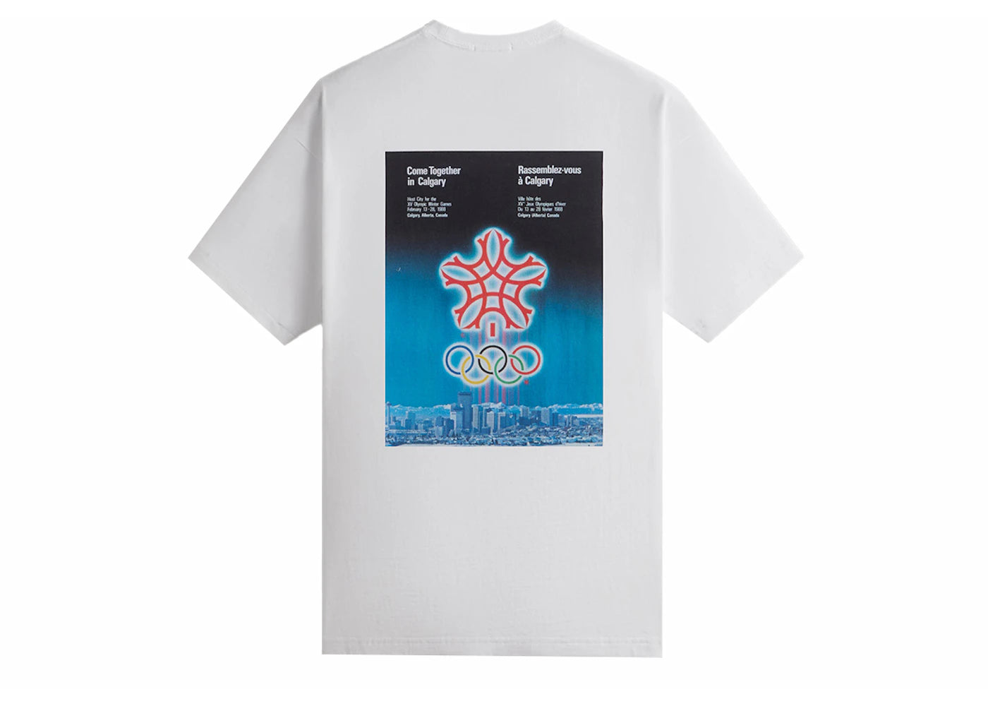 Kith Olympics Heritage Calgary 1988 Vintage Tee White