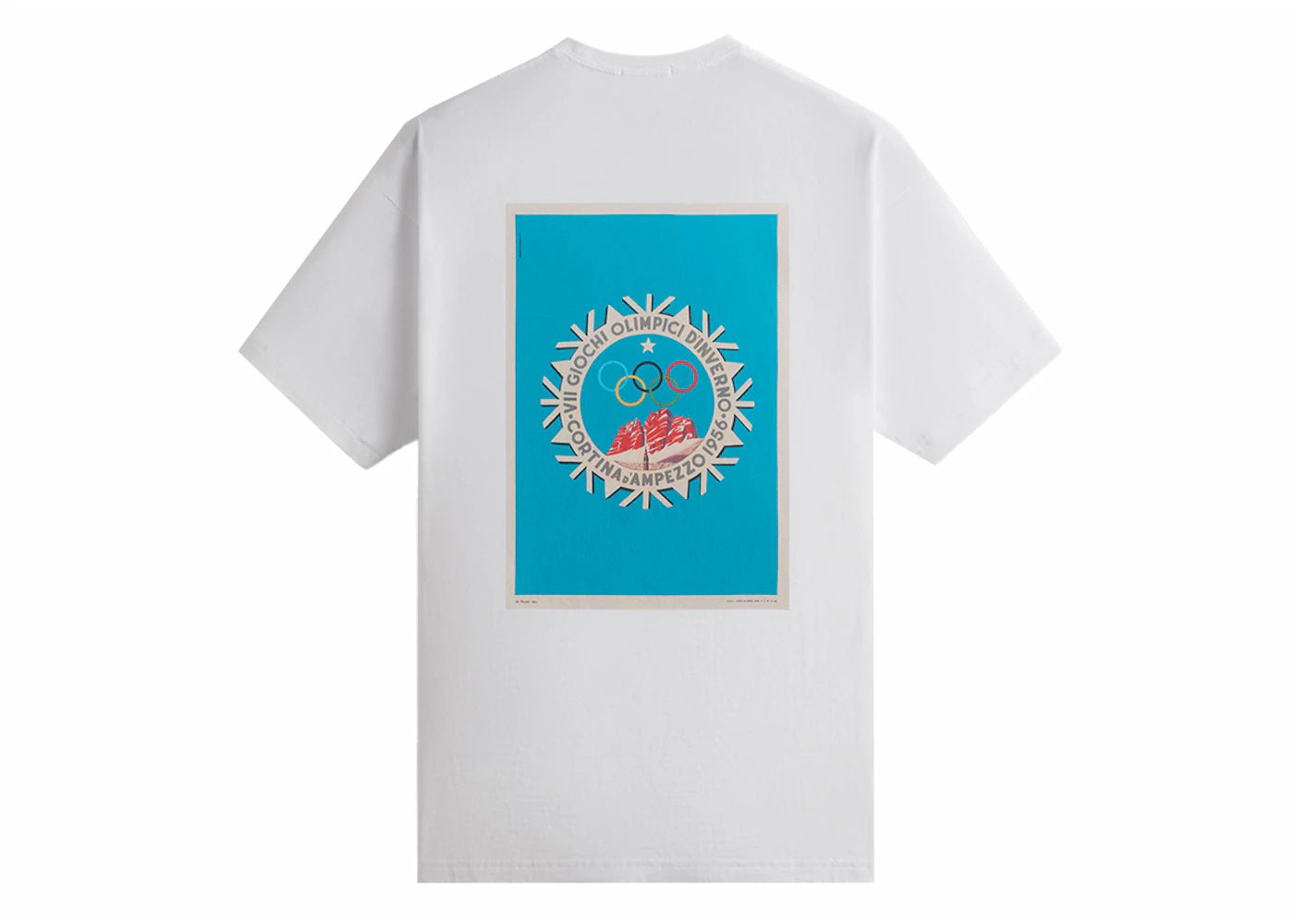 Kith Olympics Heritage Cortina 1956 Vintage Tee White