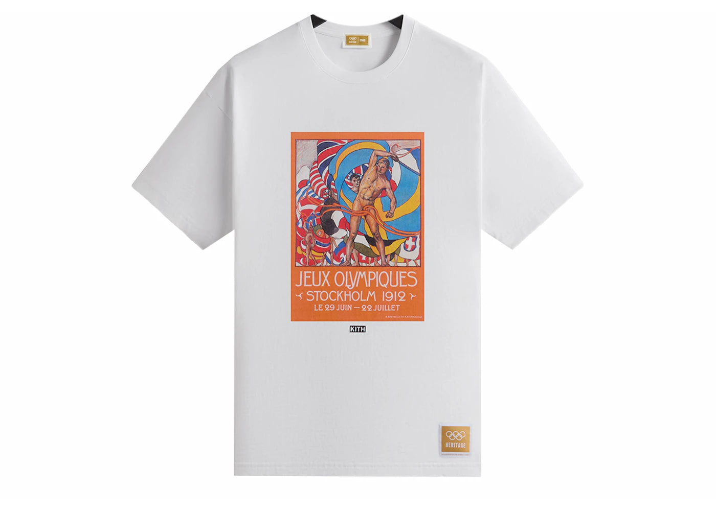 Kith Olympics Heritage Stockholm 1912 Vintage Tee White