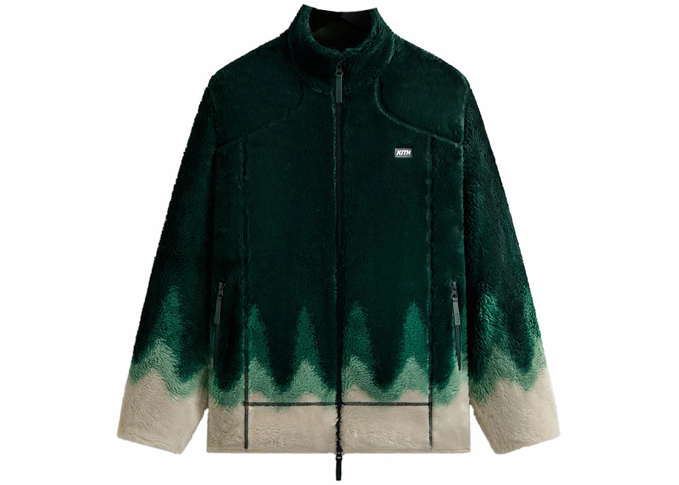 Kith Ombre Wave Harper Vintage Sherpa Full Zip Chronicle