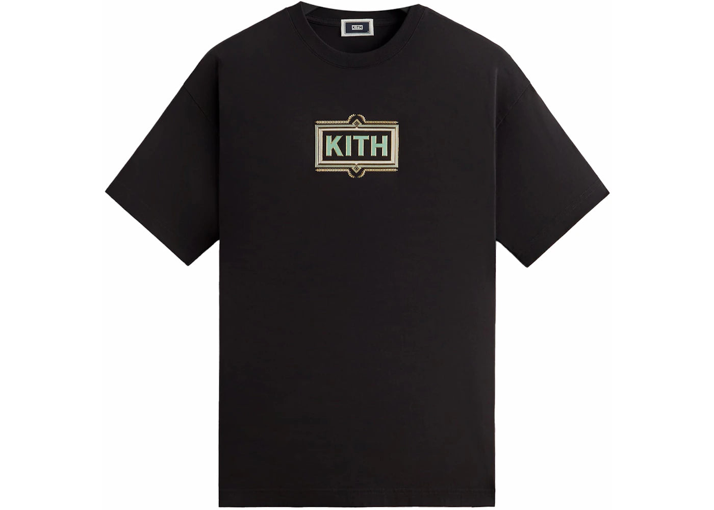 Kith Ornate Classic Logo Tee Black