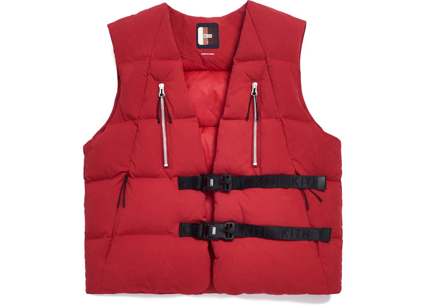 Kith Padded Utility Vest (FW20) Scarlet Sage