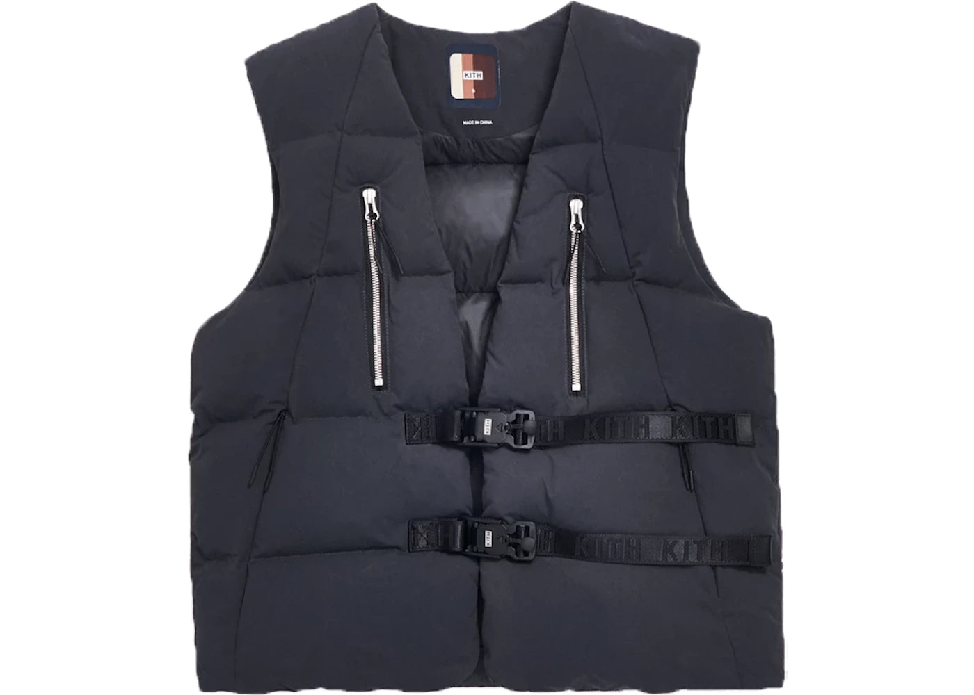 Kith Padded Utility Vest Soft Black