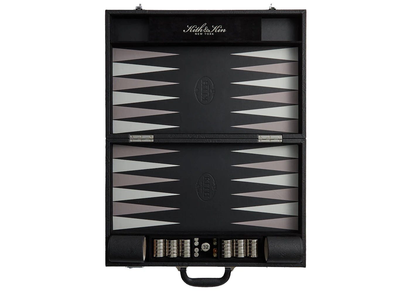 Kith Paisley Backgammon Board Black