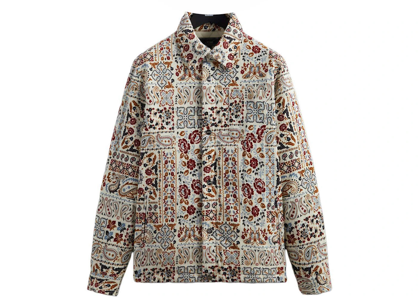 Kith Paisley Brixton Puffed Shirt Jacket Sandrift