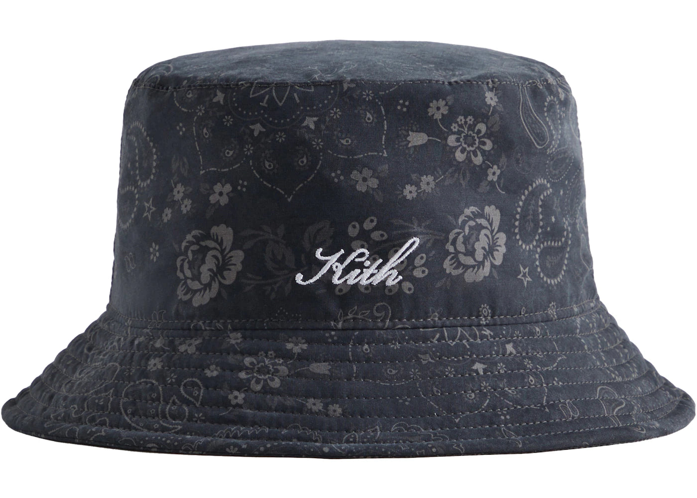 Kith Paisley Bucket Hat Black