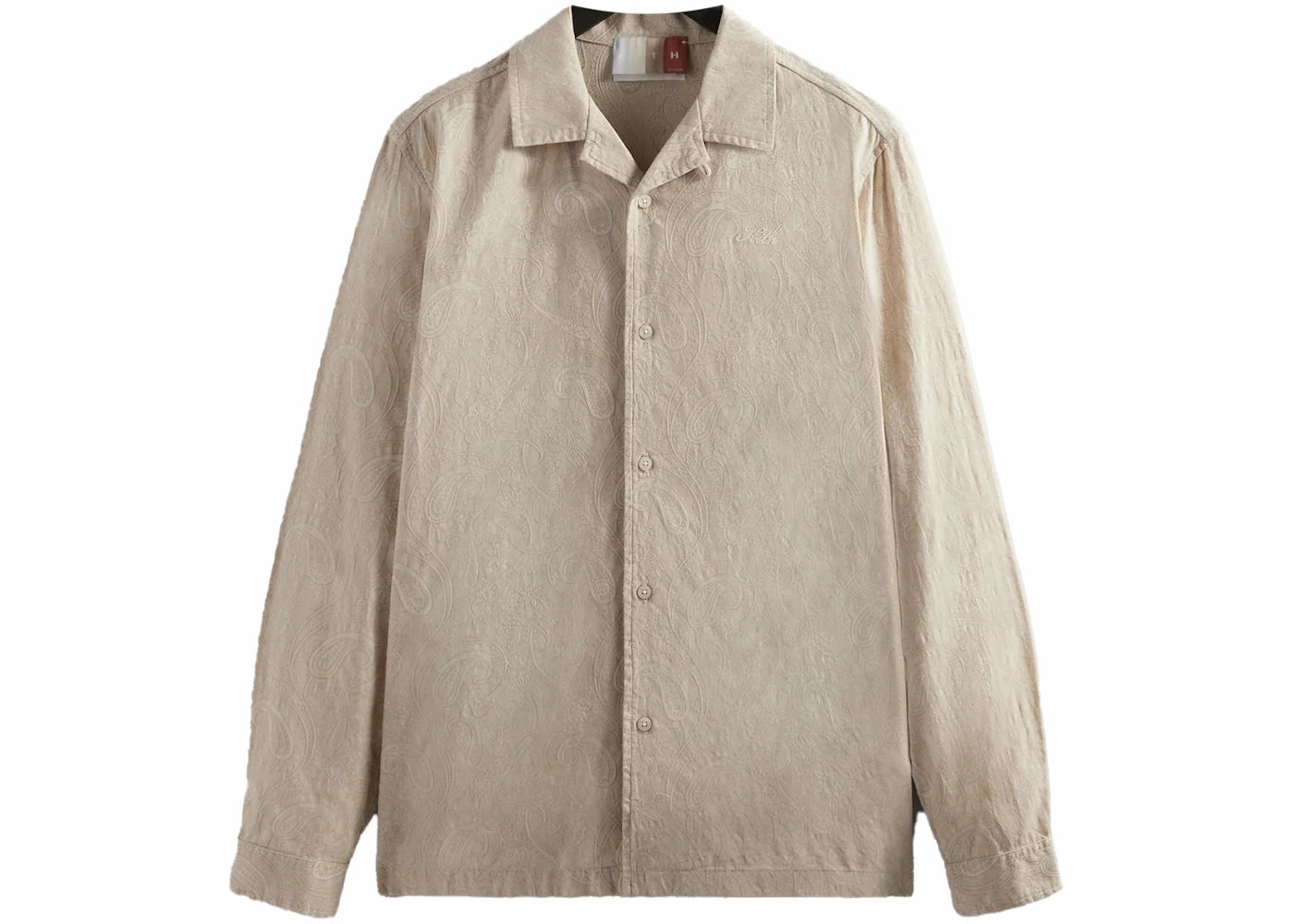 Kith Paisley Jacquard Thompson Camp Collar Shirt Veil
