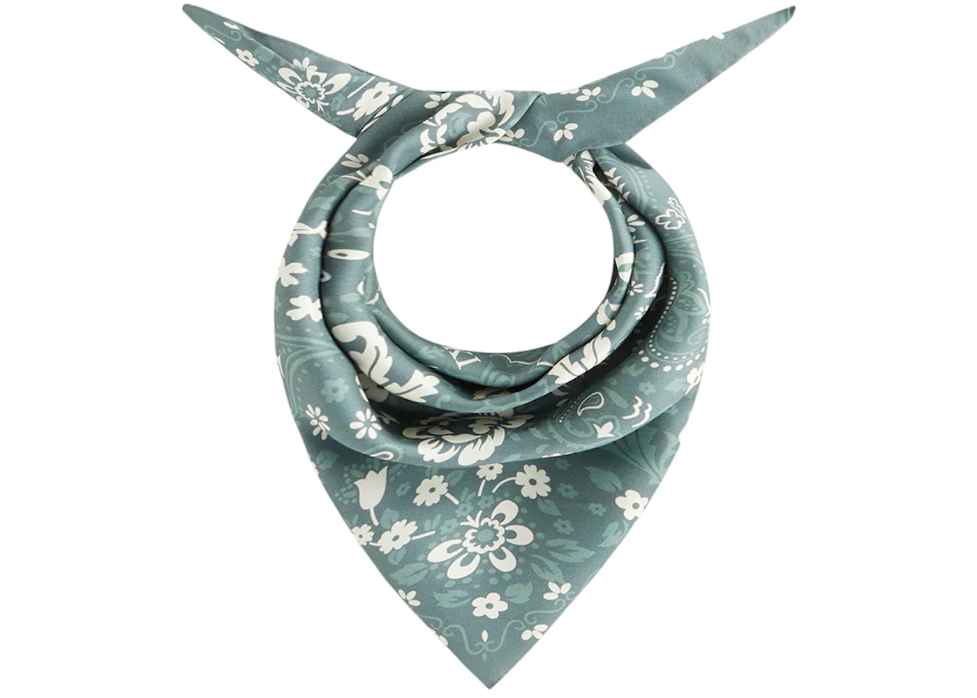 Kith Paisley Printed Silk Bandana (SS25) Court