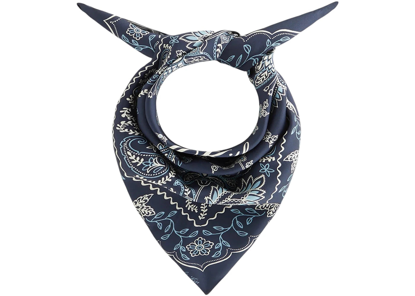 Kith Paisley Printed Silk Bandana (SS25) Nocturnal