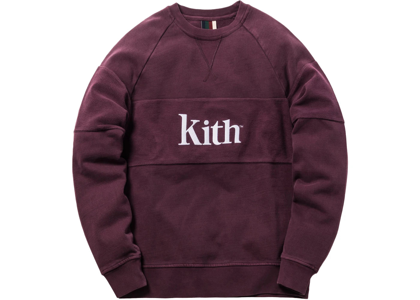 Kith Paneled Williams Crewneck Purple Dawn