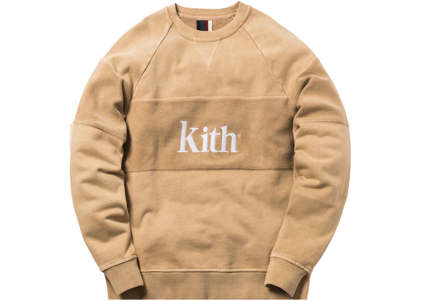 Kith Paneled Williams Crewneck Sand