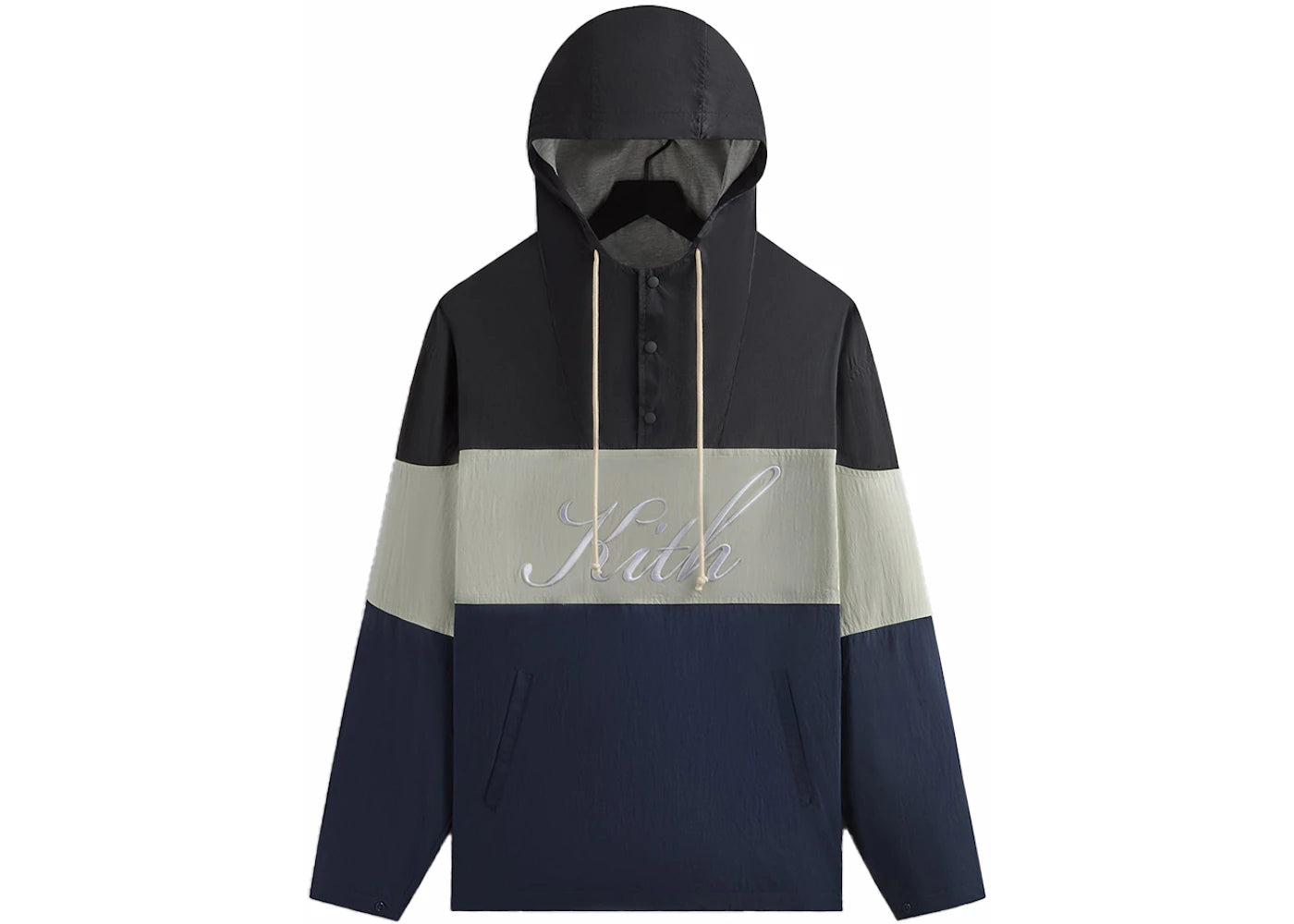 Kith Paper Nylon Caleb Anorak Black