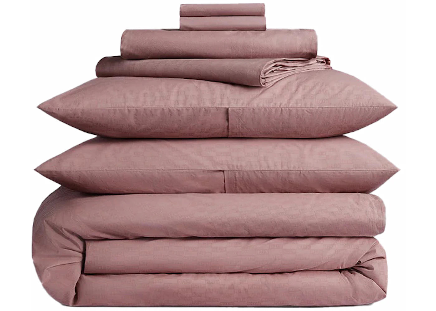 Kith Parachute Percale Bedding Set Dusty Mauve