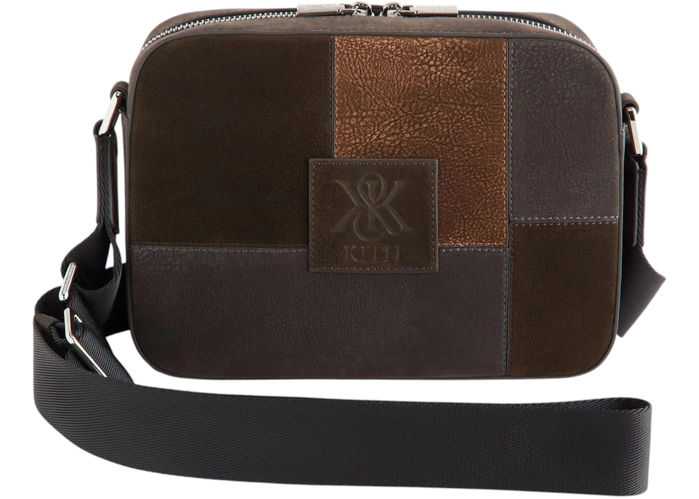 Kith Patchwork Velvet Patina Camera Crossbody Clever