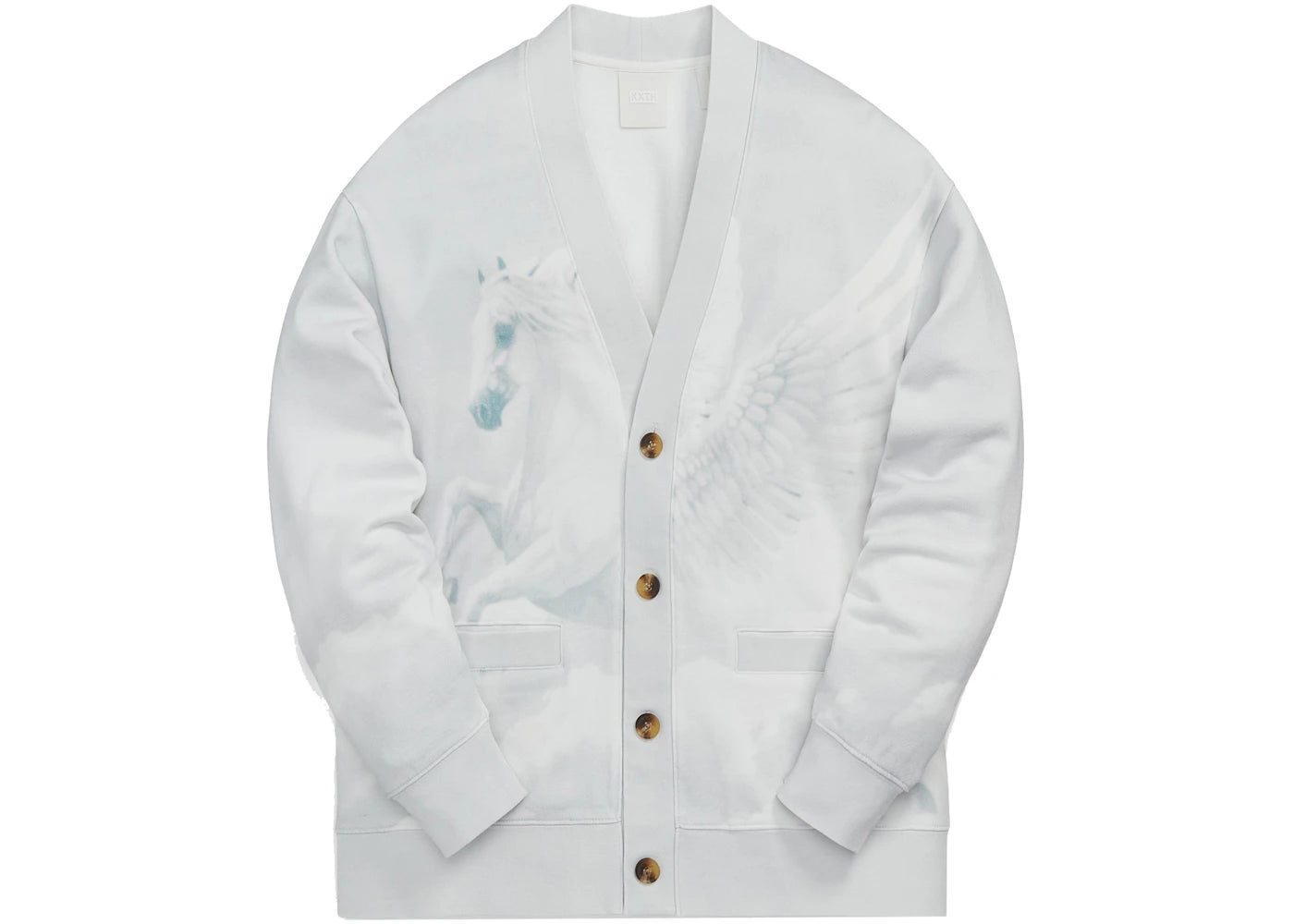 Kith Pegasus Fleece Cardigan Chalk