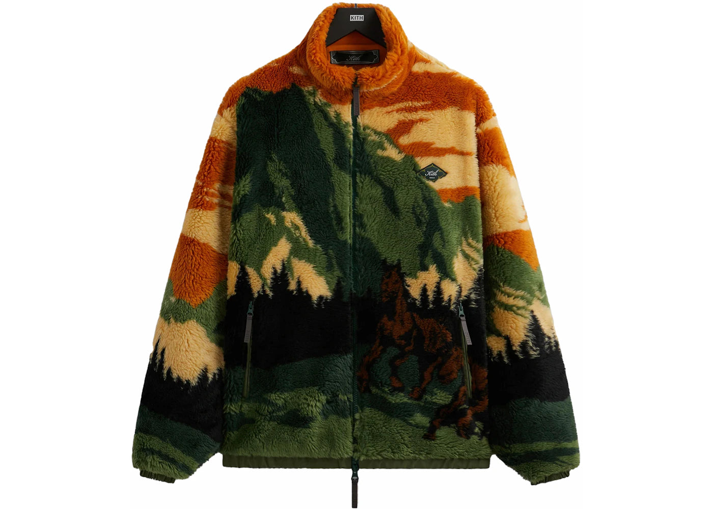 Kith Pinehurst Sherpa Full Zip Bergamot