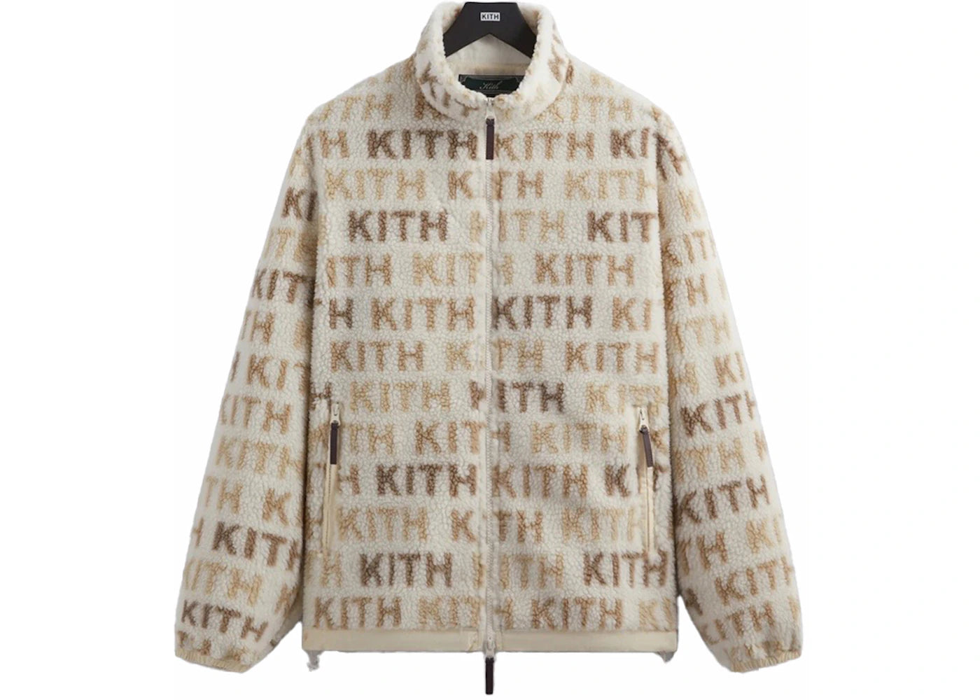 Kith Pinehurst Sherpa Full Zip (FW23) Sandrift